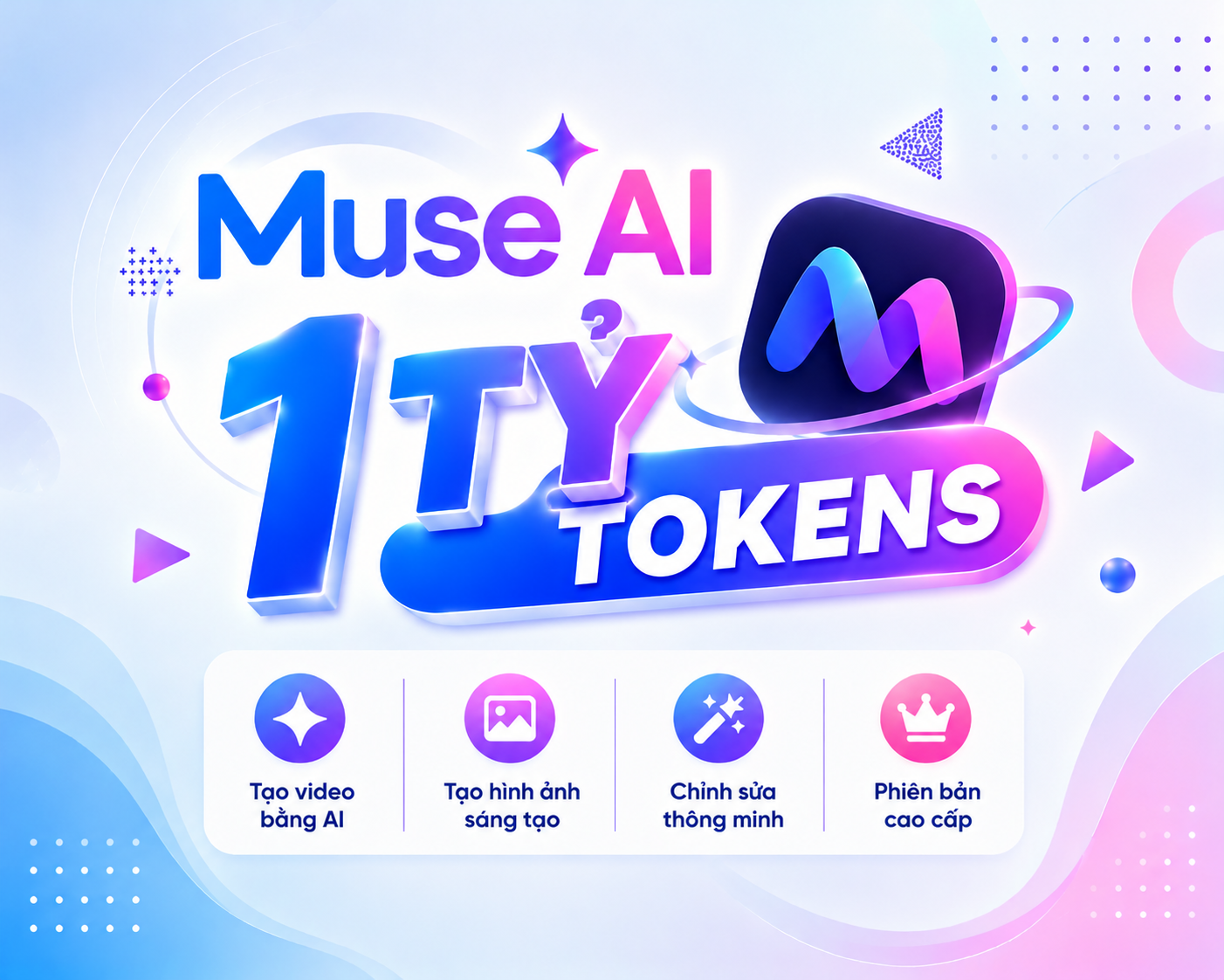 Muse AI 1 tỷ tokens