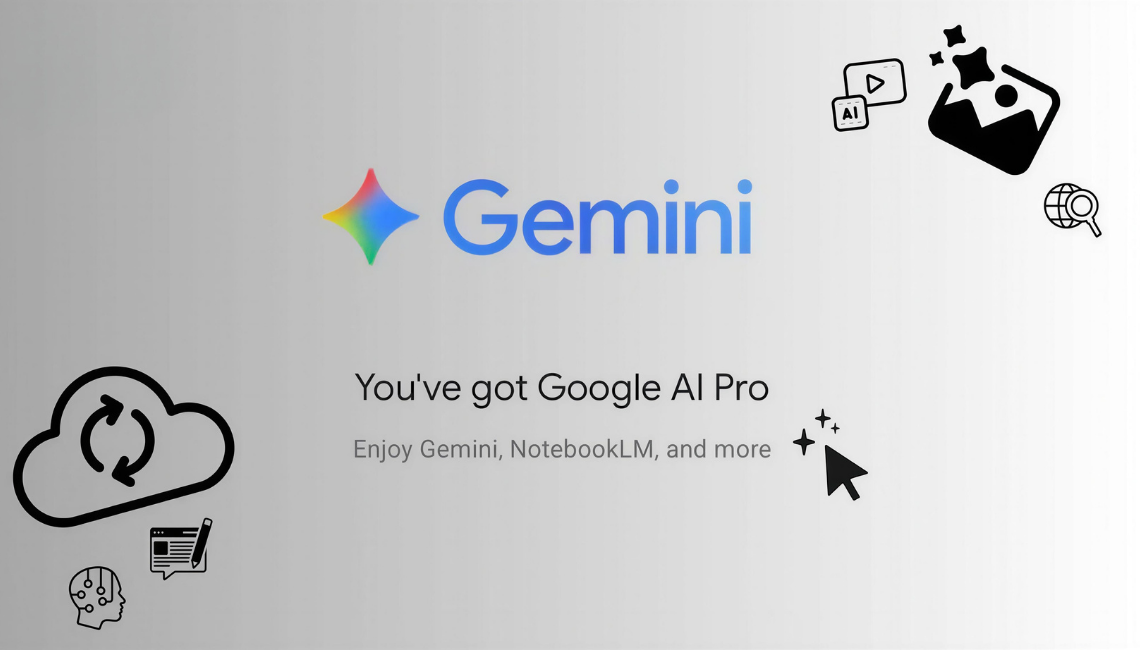 Nâng cấp chính chủ Gemini Pro 18 Tháng + 5Tb Google Drive
