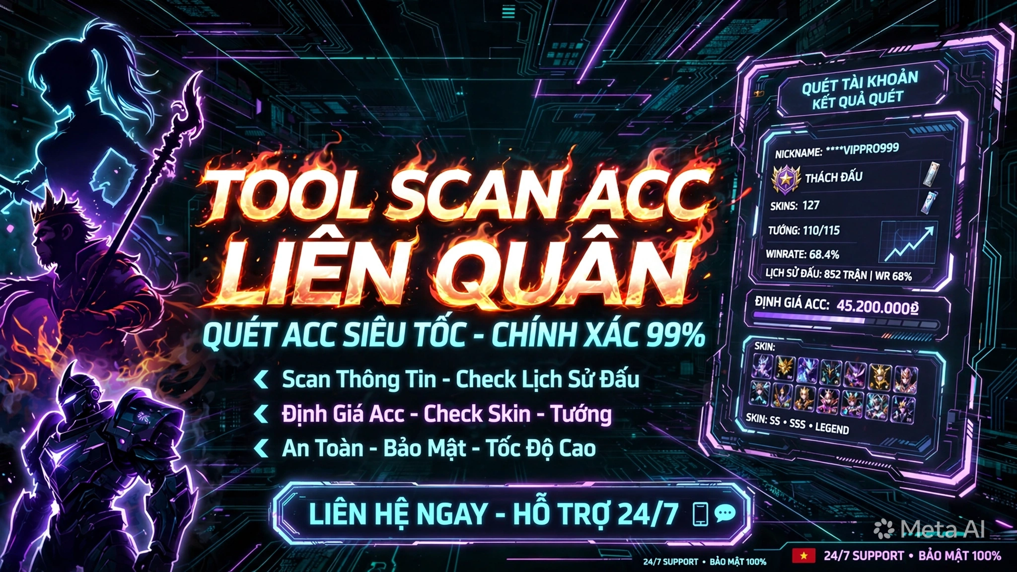 Tool Scan Acc Liên Quân
