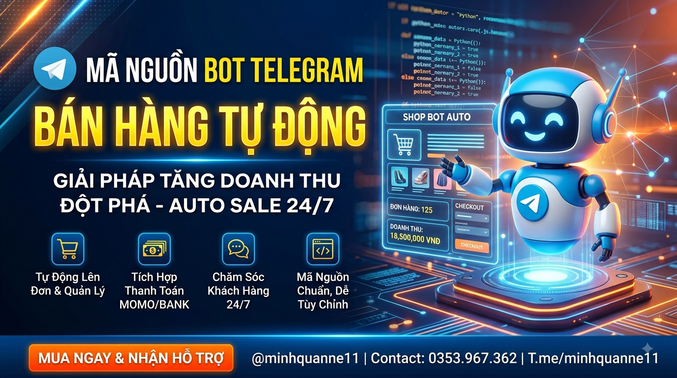 source bot tele bán hàng tự động