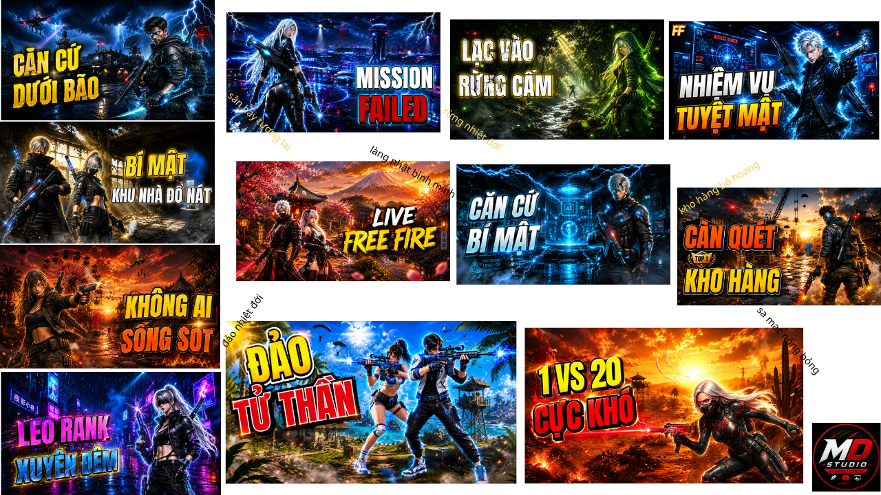 Thiết Kế Thumbnail YouTube Theo Yêu Cầu