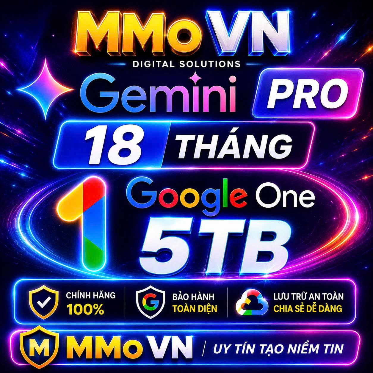 Có BH-🎯 Link Gemini Pro 18 tháng (Google one 5TB) chính chủ