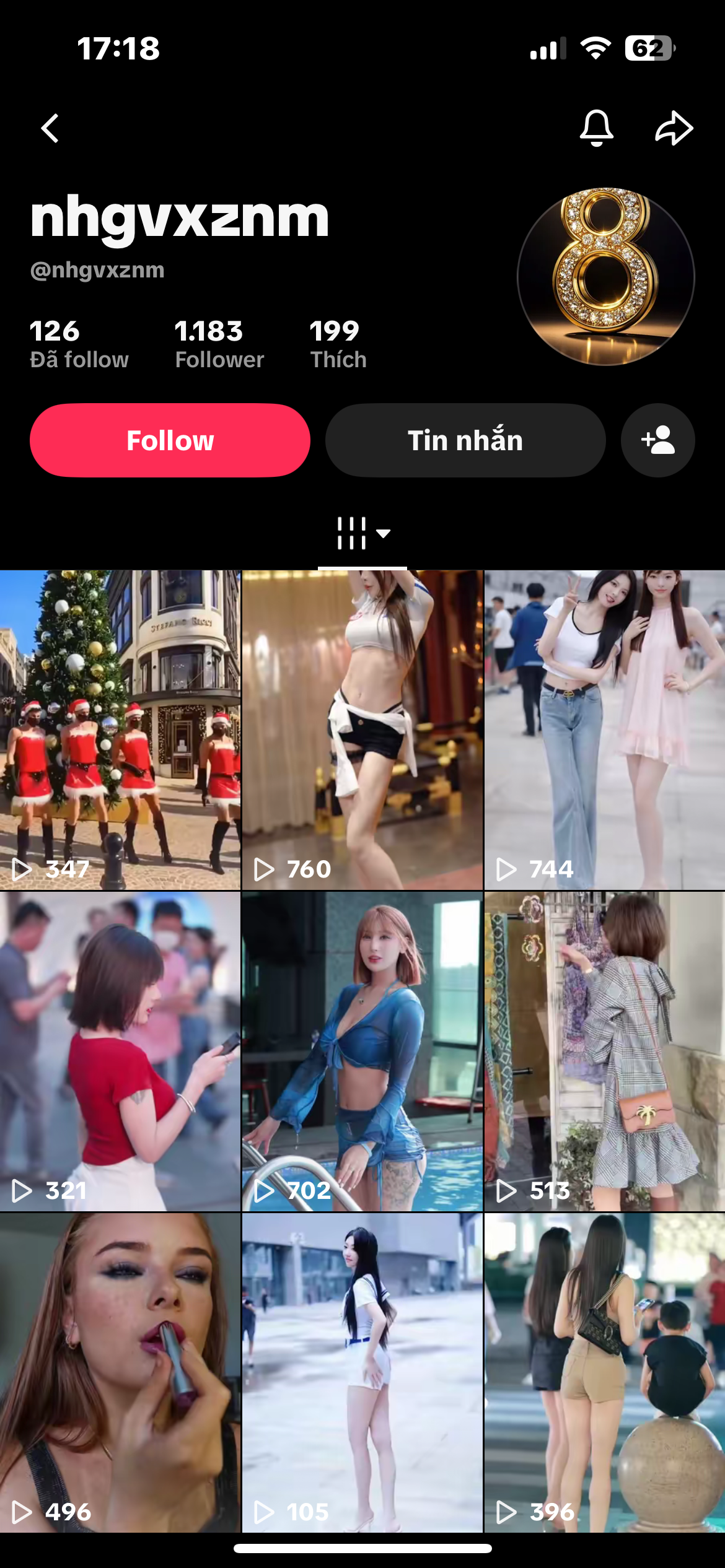 kênh tiktok 1k fl có live quảng bá live bao hạn chế và kênh 1k người dùng full cn