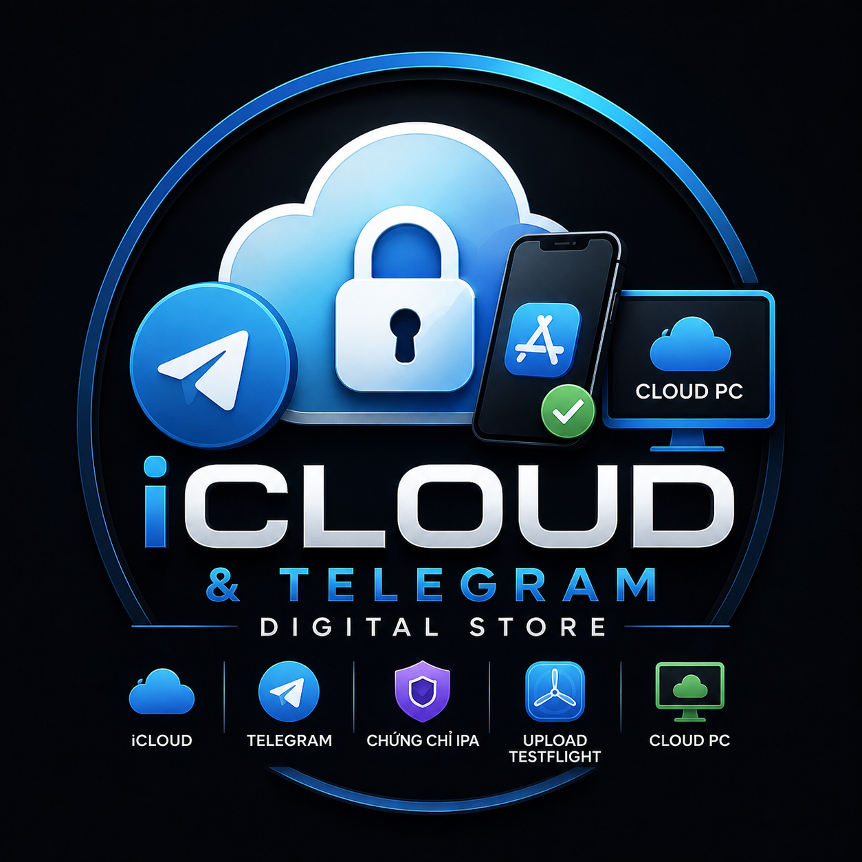 iCloud & Telegram Digital Store